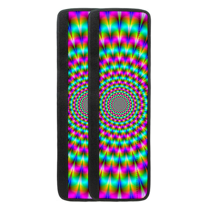 Psychedelic Rave Optical Illusion Refrigerator Handle Covers