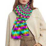 Psychedelic Rave Optical Illusion Scarf
