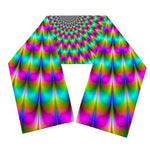 Psychedelic Rave Optical Illusion Scarf
