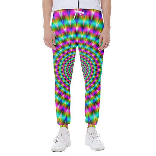 Psychedelic Rave Optical Illusion Scuba Joggers