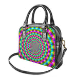 Psychedelic Rave Optical Illusion Shoulder Handbag