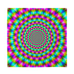 Psychedelic Rave Optical Illusion Silk Bandana