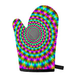 Psychedelic Rave Optical Illusion Single Oven Mitt