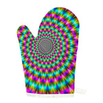 Psychedelic Rave Optical Illusion Single Oven Mitt