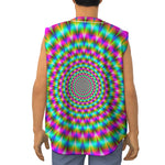 Psychedelic Rave Optical Illusion Sleeveless Baseball Jersey