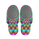 Psychedelic Rave Optical Illusion Slippers