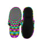 Psychedelic Rave Optical Illusion Slippers
