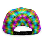 Psychedelic Rave Optical Illusion Snapback Cap
