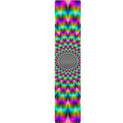 Psychedelic Rave Optical Illusion Table Runner