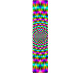 Psychedelic Rave Optical Illusion Table Runner