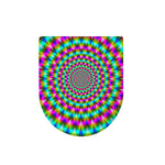 Psychedelic Rave Optical Illusion Toilet Lid Cover