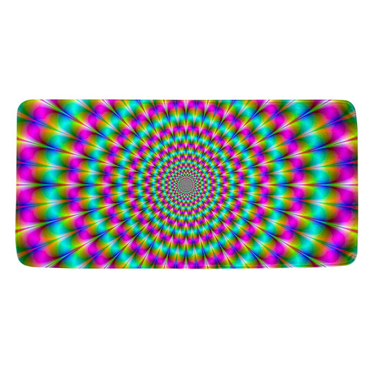 Psychedelic Rave Optical Illusion Towel