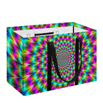 Psychedelic Rave Optical Illusion Utility Tote Bag