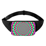 Psychedelic Rave Optical Illusion Waist Bag