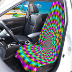Psychedelic Rave Optical Illusion Waterproof Car Seat Cover