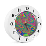 Psychedelic Rave Print Alarm Clock