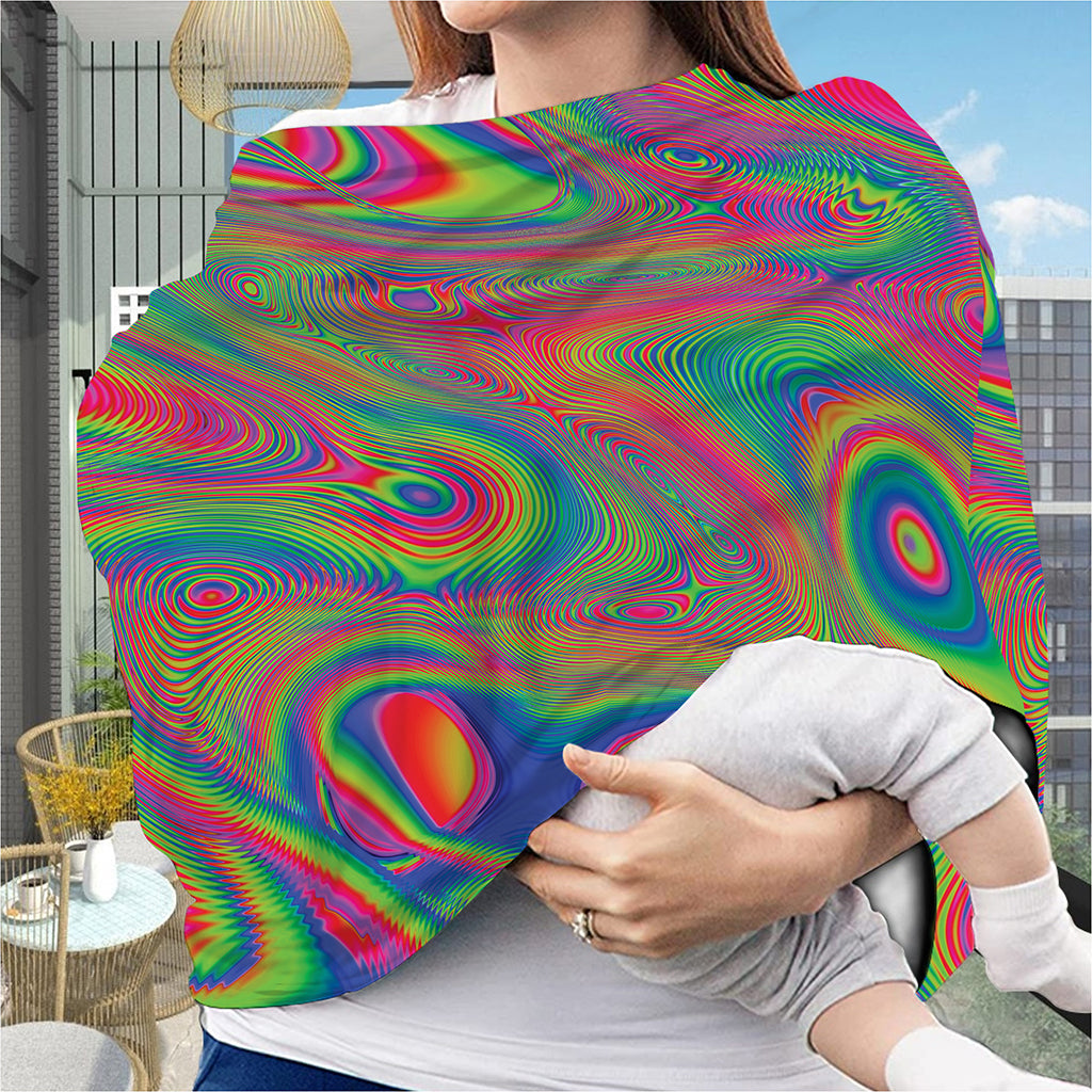 Psychedelic Rave Print Baby Seat Cover