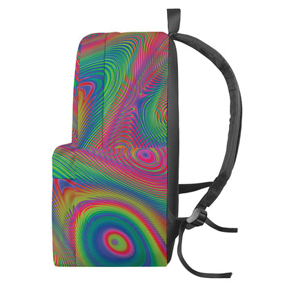 Psychedelic Rave Print Backpack