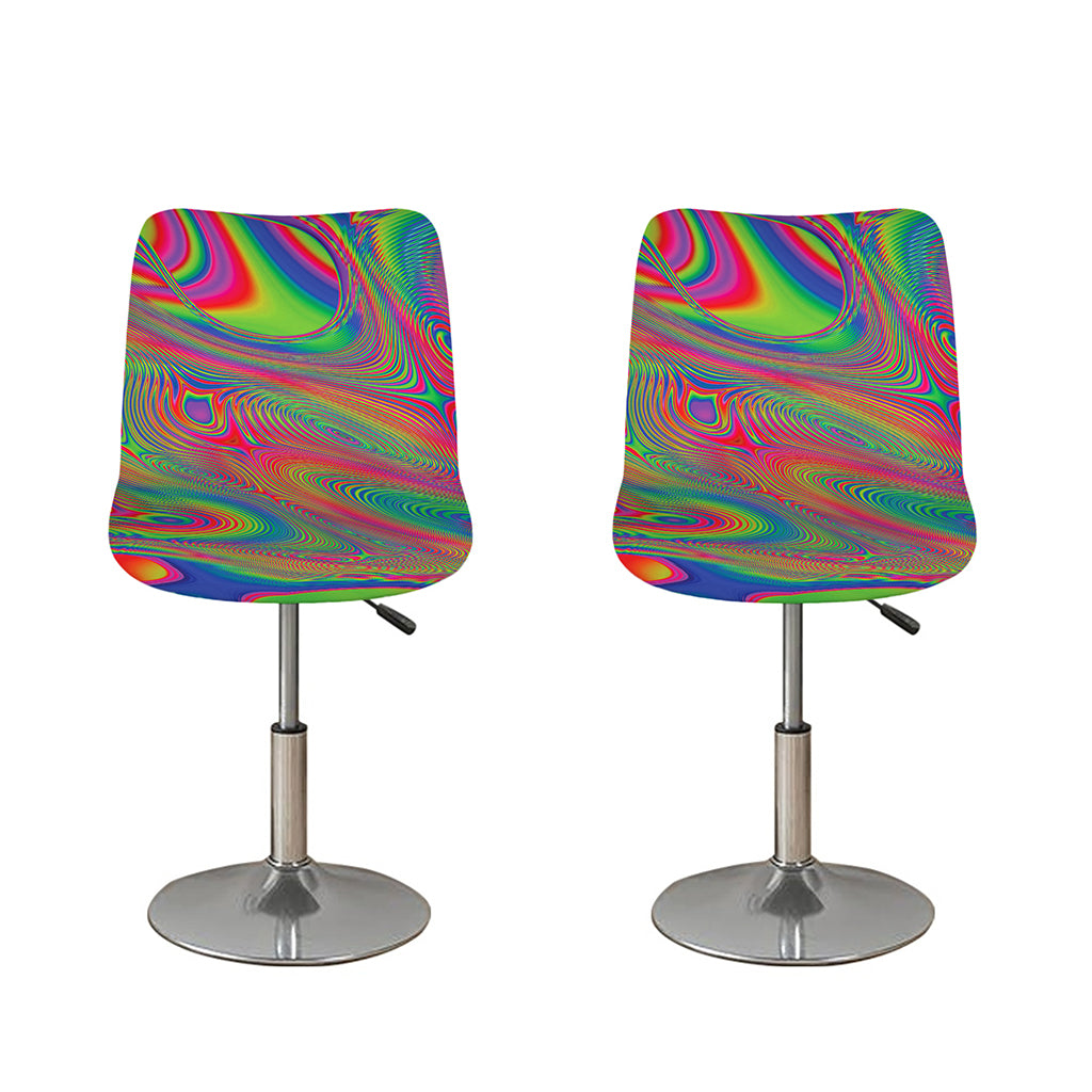 Psychedelic Rave Print Bar Stool Covers