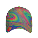 Psychedelic Rave Print Baseball Cap