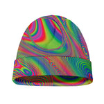 Psychedelic Rave Print Beanie