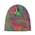 Psychedelic Rave Print Beanie