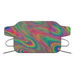 Psychedelic Rave Print Car Windshield Snow Cover