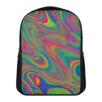 Psychedelic Rave Print Casual Backpack