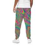 Psychedelic Rave Print Cotton Pants