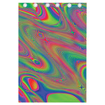 Psychedelic Rave Print Curtain