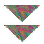 Psychedelic Rave Print Dog Bandana