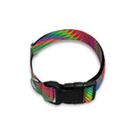 Psychedelic Rave Print Dog Collar