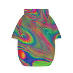 Psychedelic Rave Print Dog Zip Up Hoodie