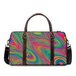 Psychedelic Rave Print Duffle Bag