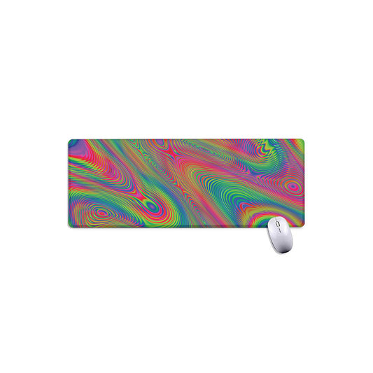 Psychedelic Rave Print Extended Mouse Pad