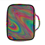Psychedelic Rave Print Front Pocket Bible Bag