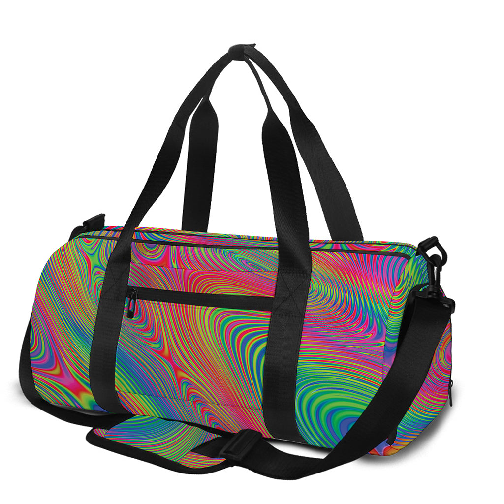 Psychedelic Rave Print Gym Bag