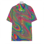 Psychedelic Rave Print Hawaiian Shirt