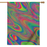 Psychedelic Rave Print House Flag