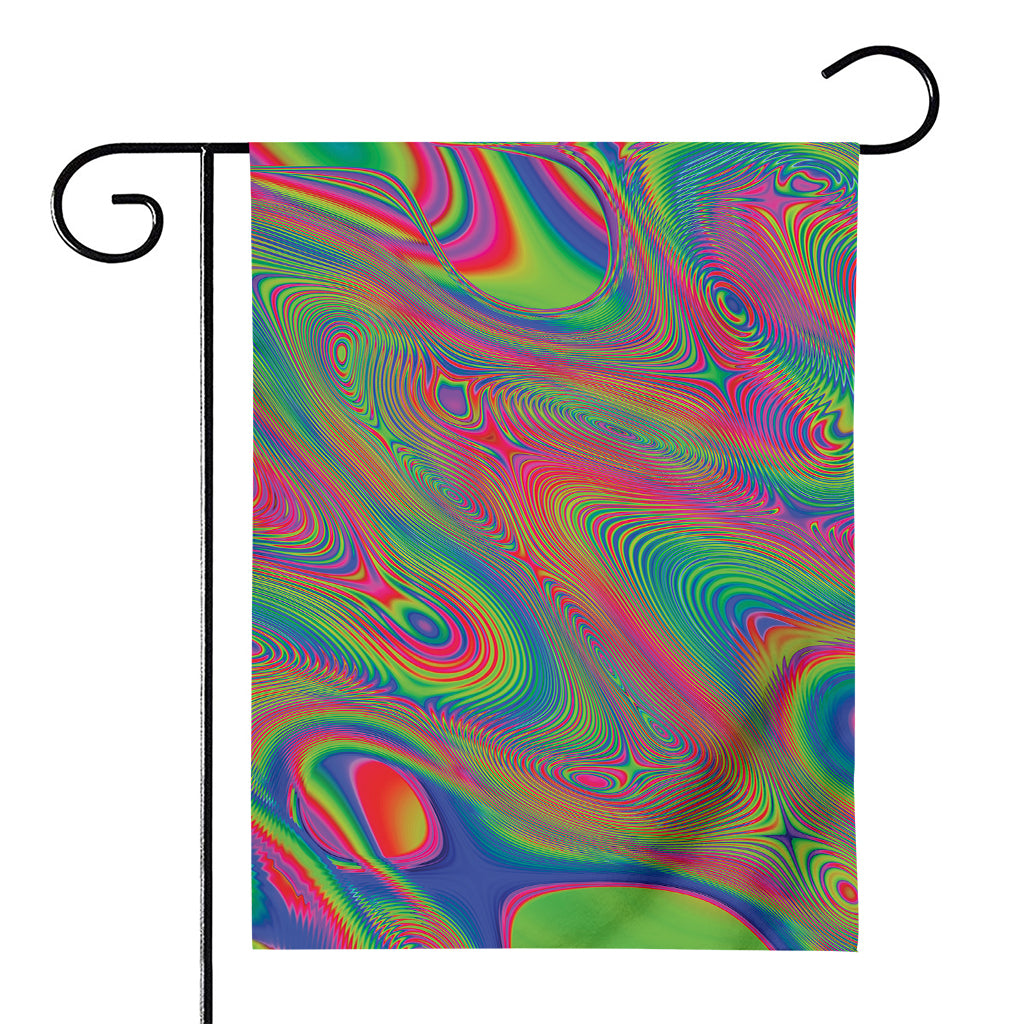 Psychedelic Rave Print House Flag