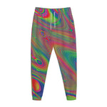 Psychedelic Rave Print Jogger Pants