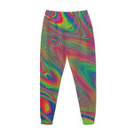 Psychedelic Rave Print Jogger Pants