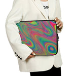 Psychedelic Rave Print Laptop Sleeve