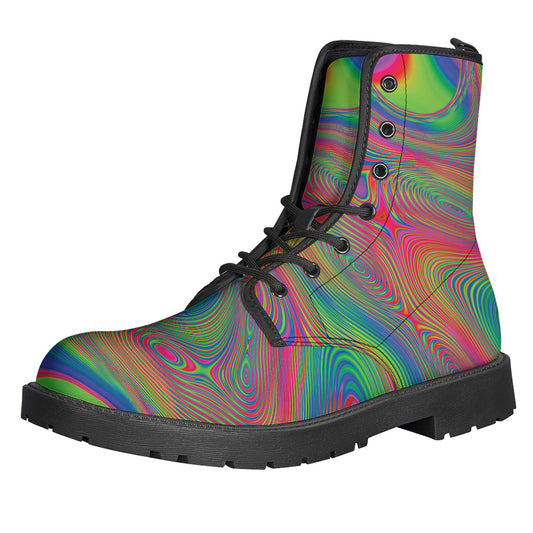 Psychedelic Rave Print Backpack