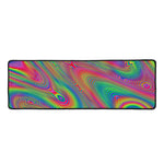 Psychedelic Rave Print Long Kitchen Mat