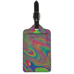 Psychedelic Rave Print Luggage Tag