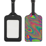 Psychedelic Rave Print Luggage Tag