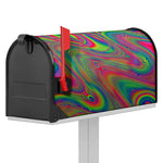 Psychedelic Rave Print Mailbox Cover