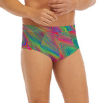 Psychedelic Rave Print Men's Briefs