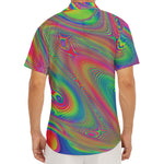 Psychedelic Rave Print Men's Deep V-Neck Shirt